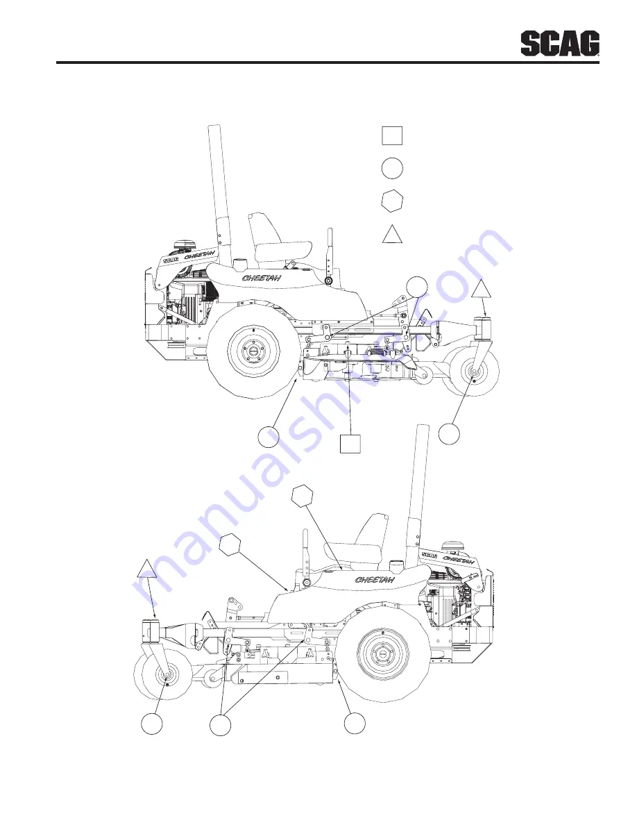 Scag Power Equipment CHEETAH SCZ SCZ61V-31FX Operator'S Manual Download Page 41