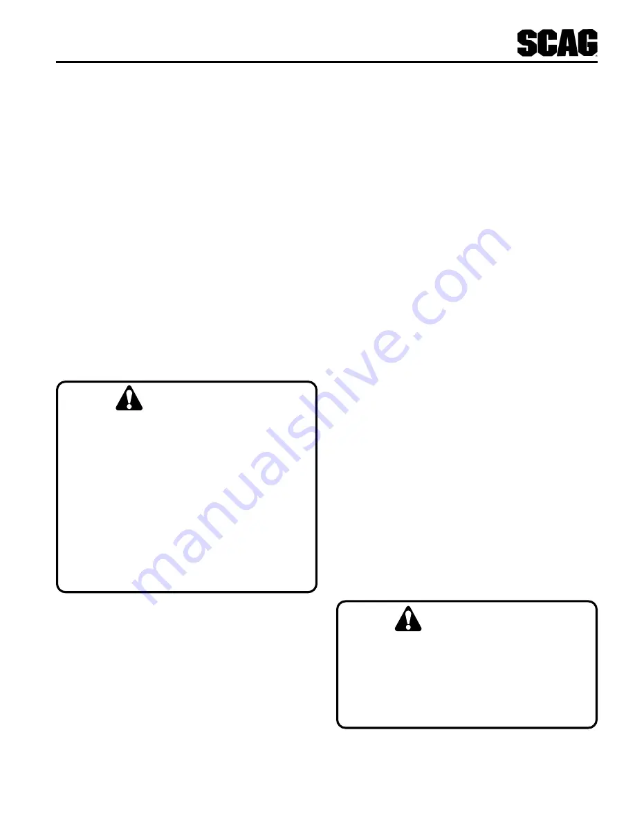 Scag Power Equipment SMTC-40 Operator'S Manual Download Page 9