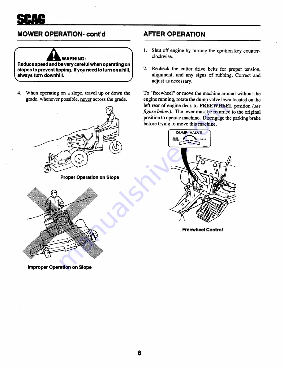 Scag Power Equipment STHM-20CV Operator'S Manual Download Page 10