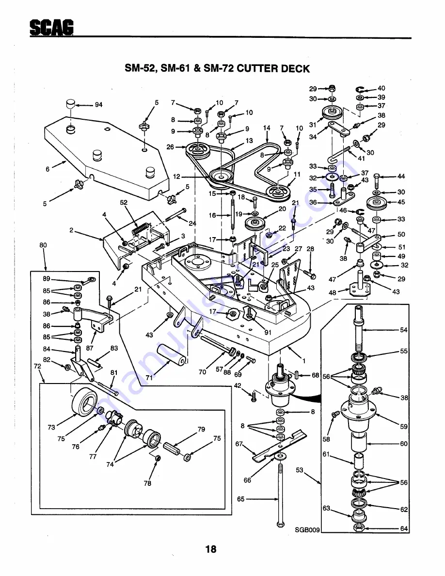 Scag Power Equipment STHM-20CV Скачать руководство пользователя страница 22