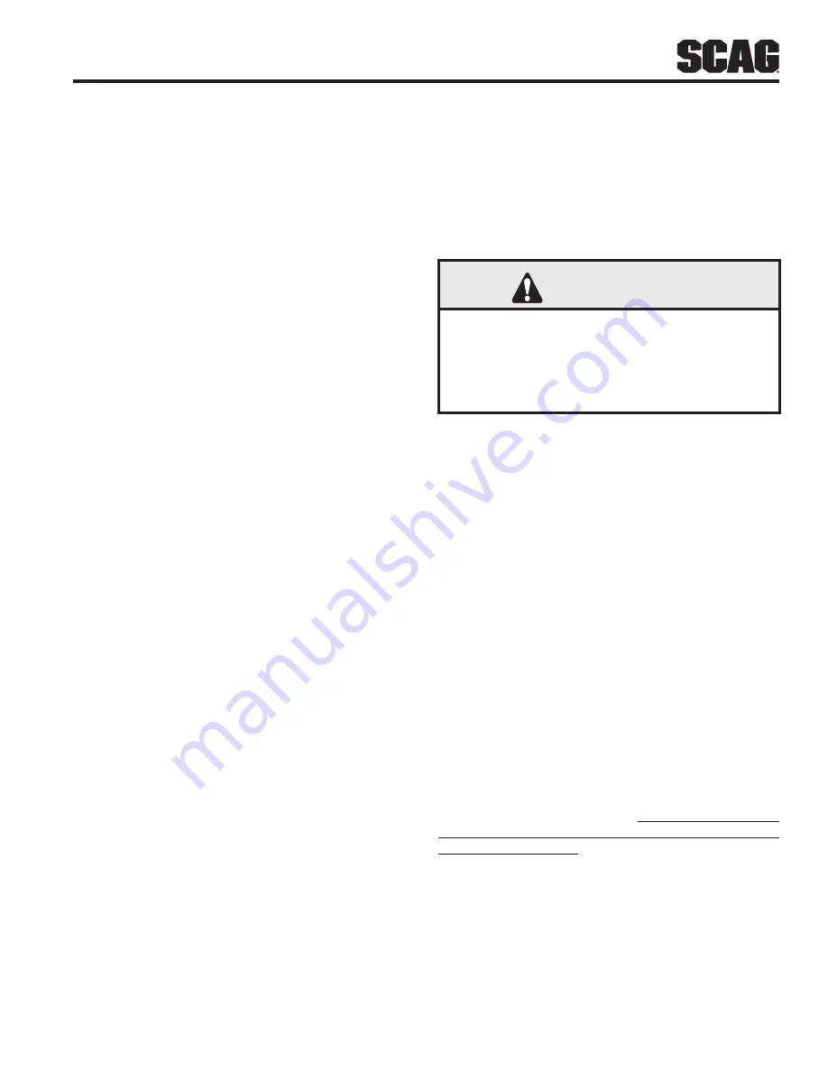 Scag Power Equipment STHM-23GV Скачать руководство пользователя страница 5