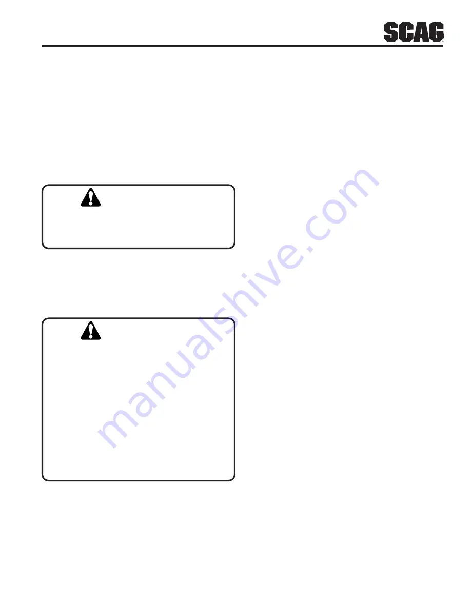 Scag Power Equipment SWZV36A-16KAI Скачать руководство пользователя страница 9