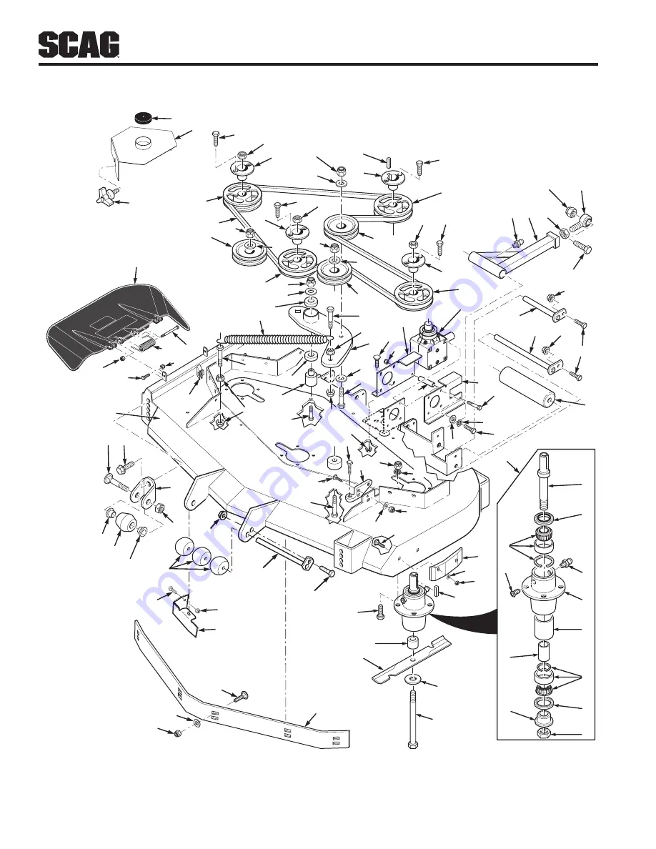 Scag Power Equipment Turf Tiger Diesel Powered STT61V-25KBD Operator'S Manual Download Page 48