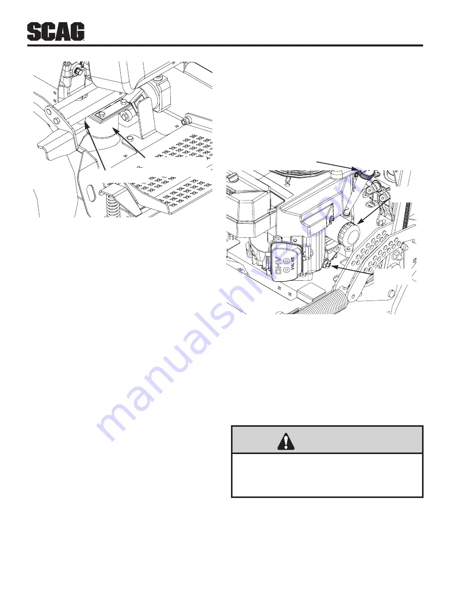 Scag Power Equipment V-RIDE SVR61V-29FX Operator'S Manual Download Page 38