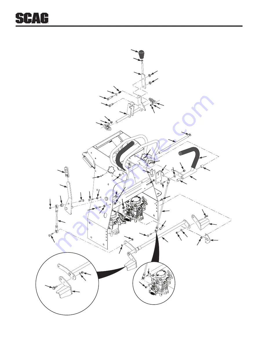 Scag Power Equipment V-RIDE SVR61V-29FX Operator'S Manual Download Page 52