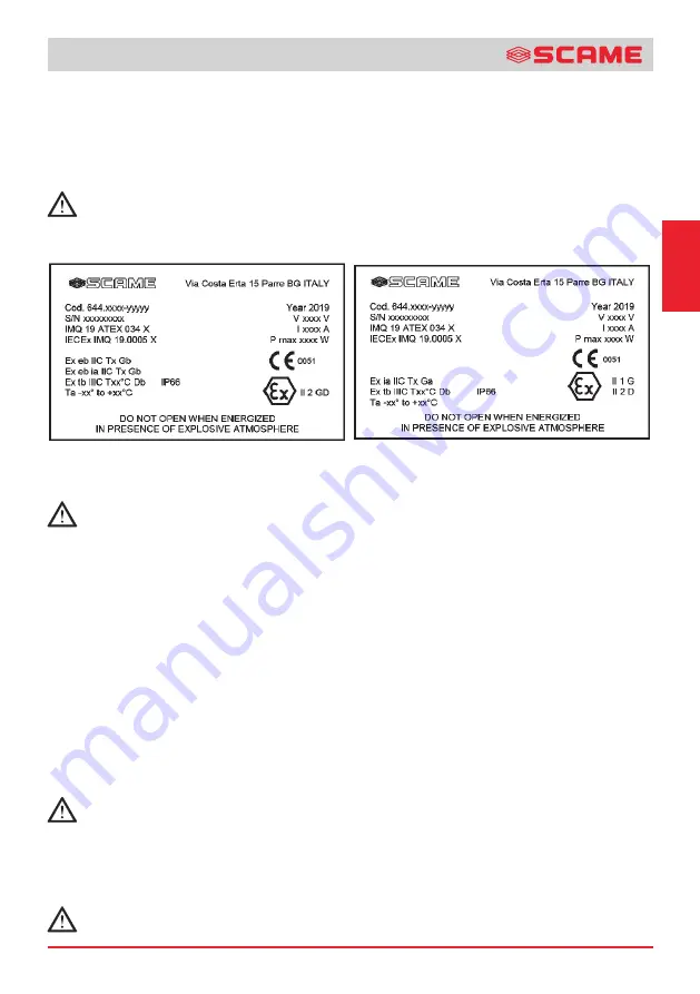 Scame ZENITH-P 644.0200 Скачать руководство пользователя страница 23