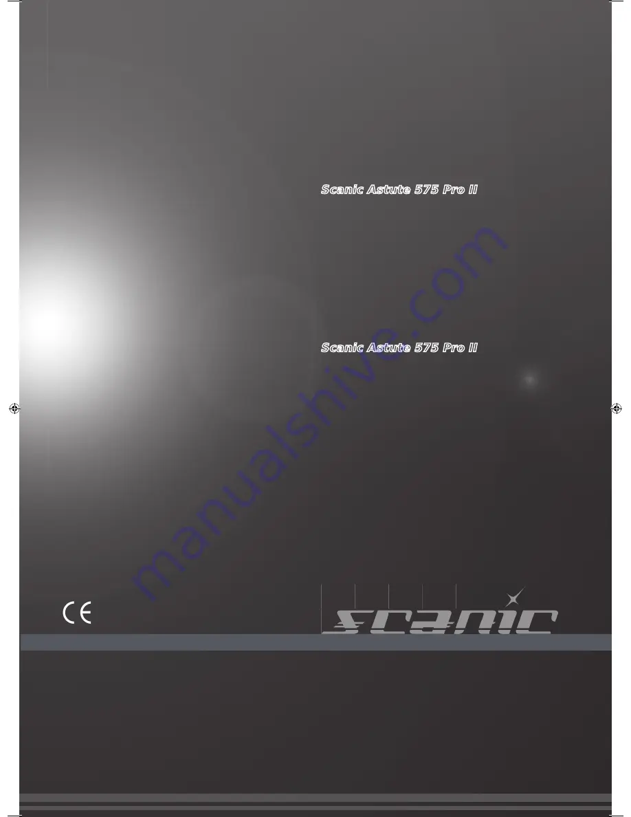 Scanic Astute 575 PRO II Instruction Manual Download Page 1