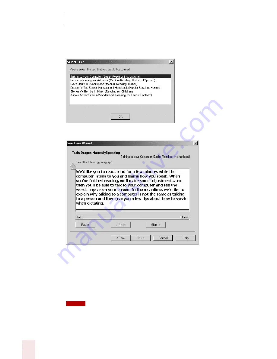 ScanSoft DRAGON NATURALLYSPEAKING 7 User Manual Download Page 20