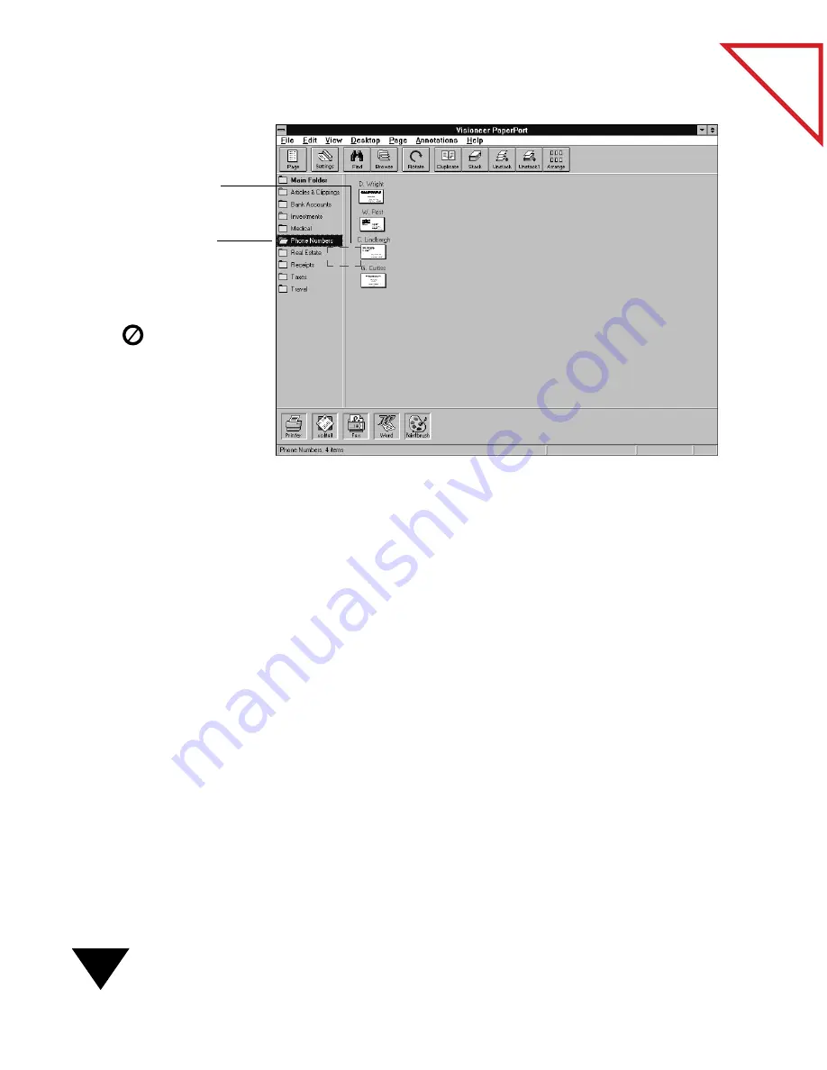 ScanSoft SCANSOFT PAPERPORT 3.6 Manual Download Page 74