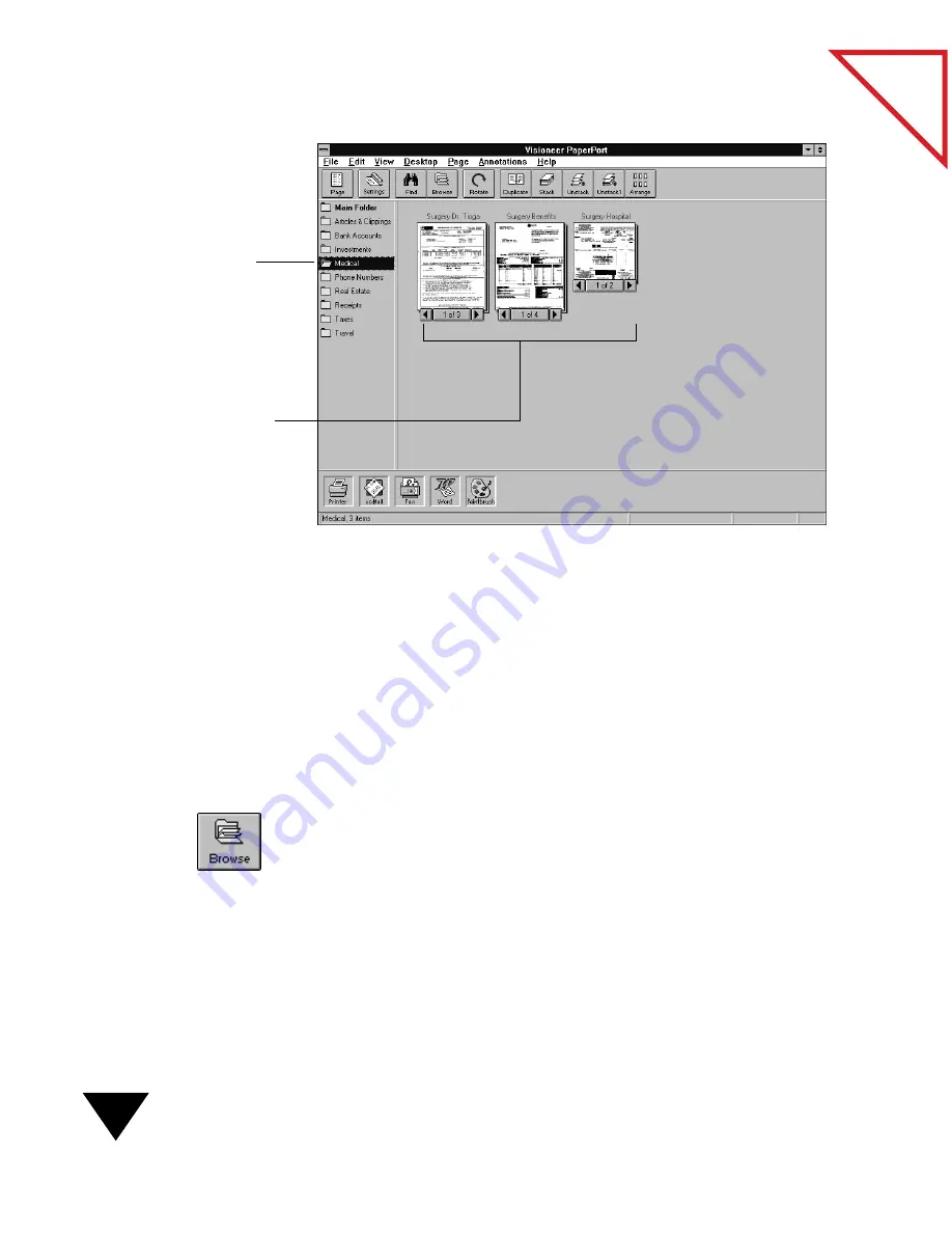 ScanSoft SCANSOFT PAPERPORT 3.6 Manual Download Page 76