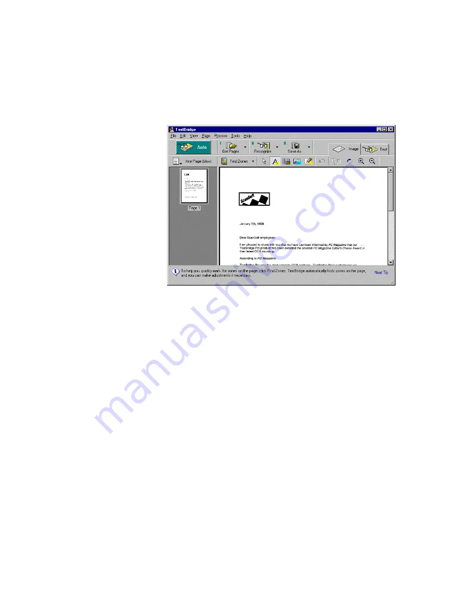 ScanSoft TextBridge Pro Millenium Manual Download Page 89