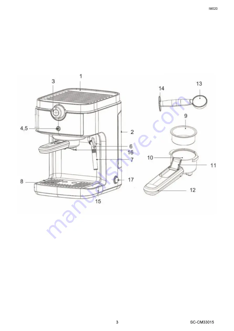 Scarlett SC-CM33015 Instruction Manual Download Page 3