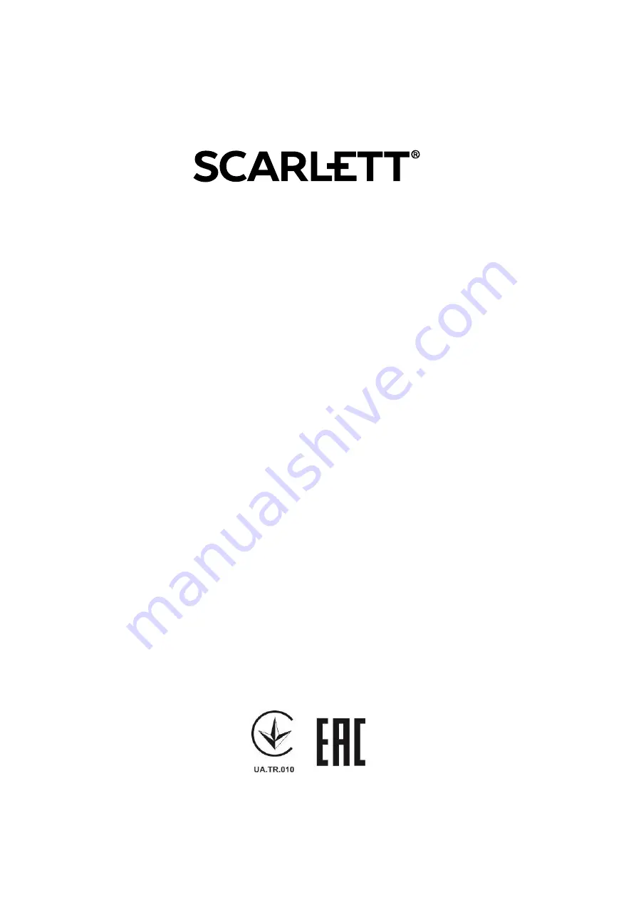 Scarlett SC-HB42F64 Instruction Manual Download Page 36