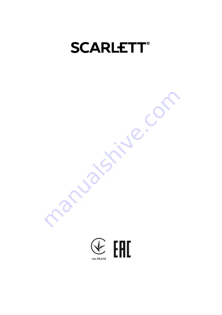 Scarlett SC-JE50S26 Instruction Manual Download Page 36