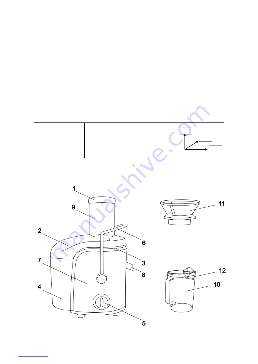 Scarlett SC-JE50S38 Instruction Manual Download Page 3