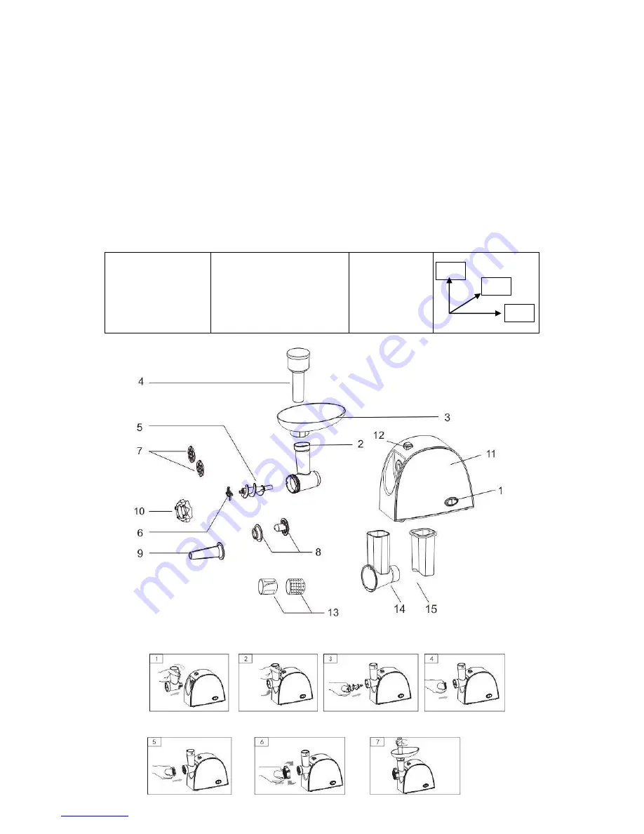 Scarlett SC-MG45M12 Instruction Manual Download Page 3