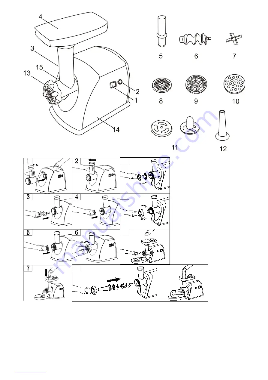 Scarlett SC-MG45S41 Instruction Manual Download Page 4