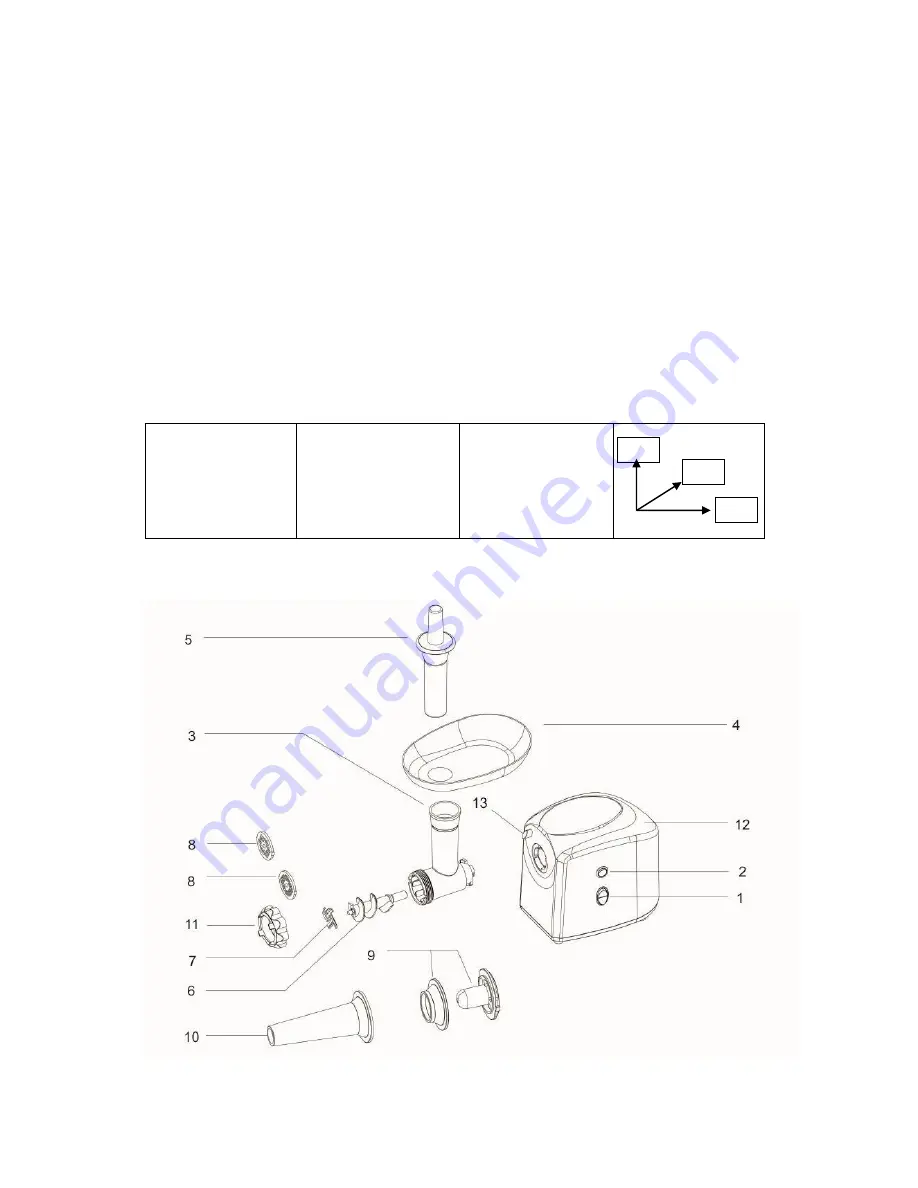 Scarlett SC-MG45S51 Instruction Manual Download Page 3