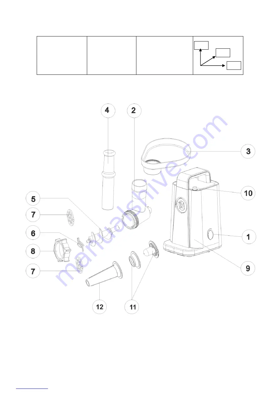 Scarlett SC-MG45S60 Instruction Manual Download Page 3