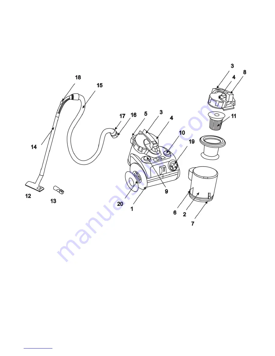 Scarlett SC-VC80C92 Instruction Manual Download Page 3