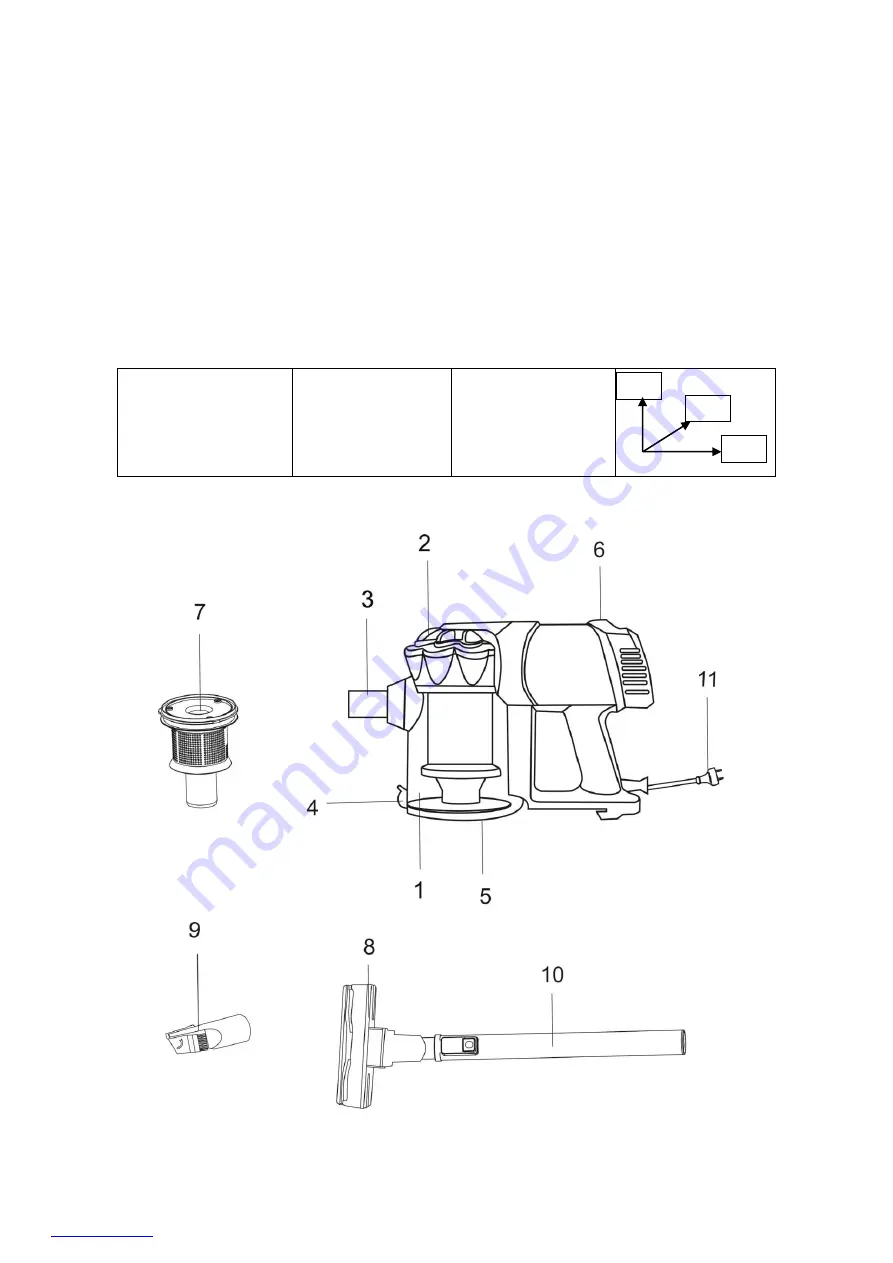 Scarlett Silver Line SC-VC80H01 Instruction Manual Download Page 3