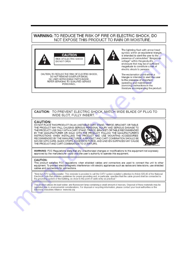 Sceptre U550 Series User Manual Download Page 2