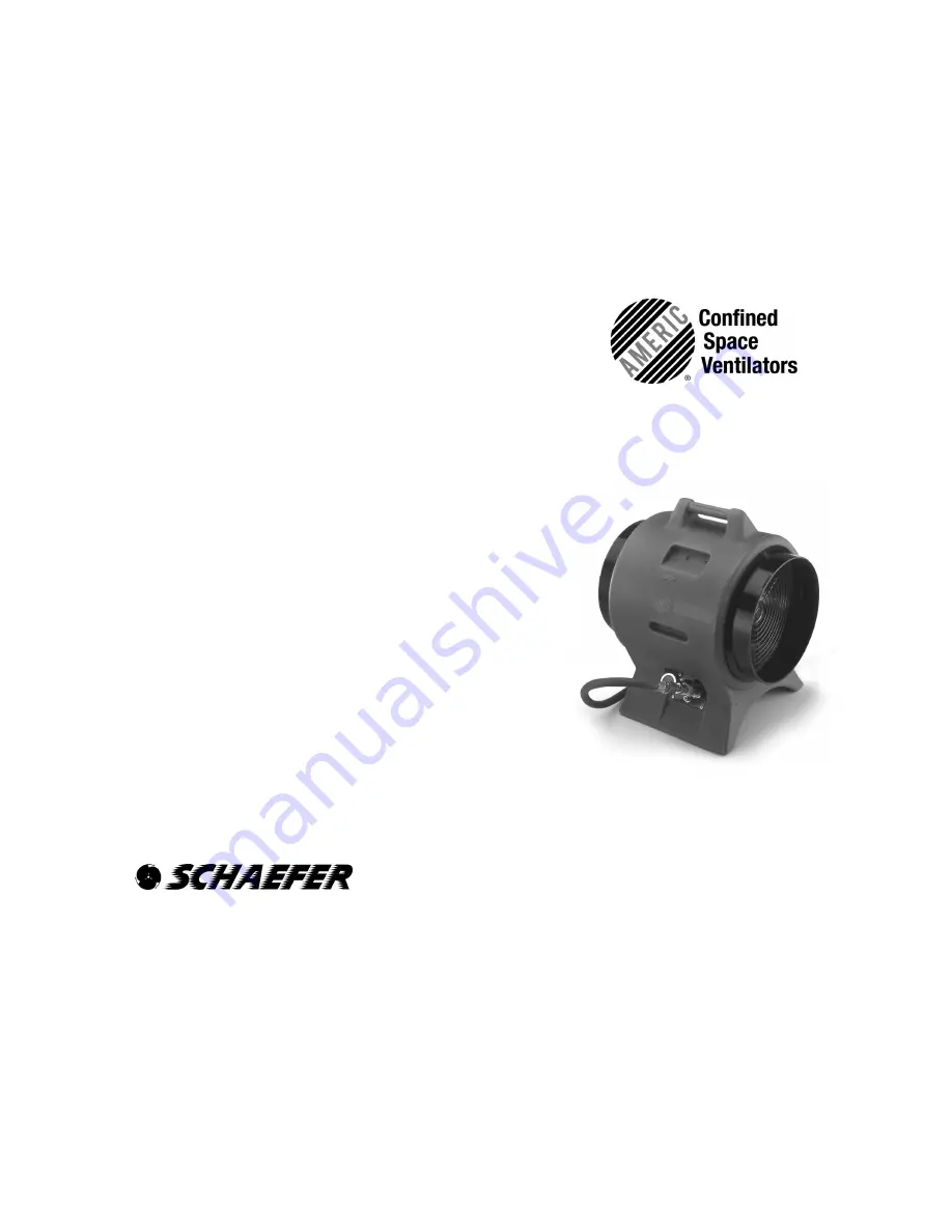 Schaefer VAF3000P Owner'S Manual Download Page 1