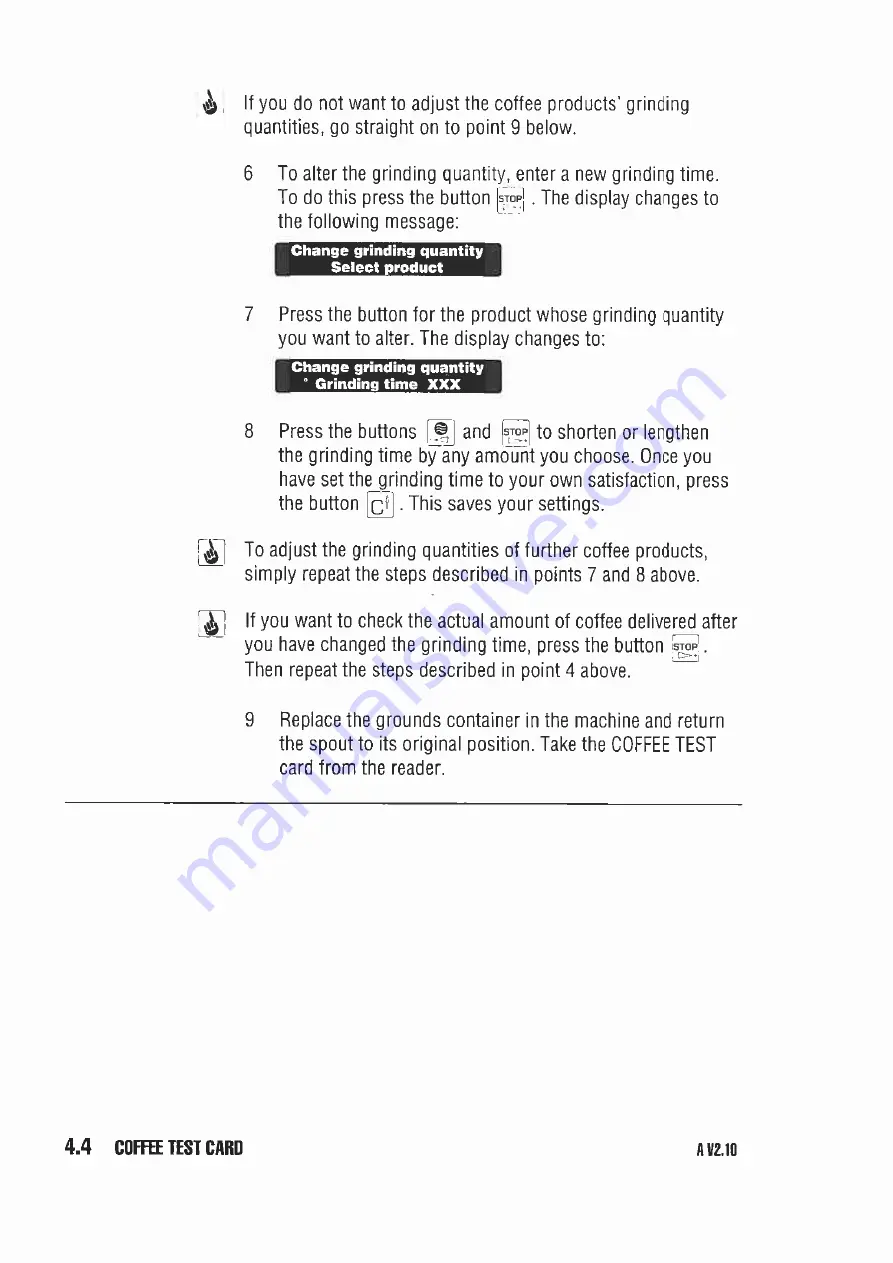 Schaerer Euroca User Manual Download Page 33