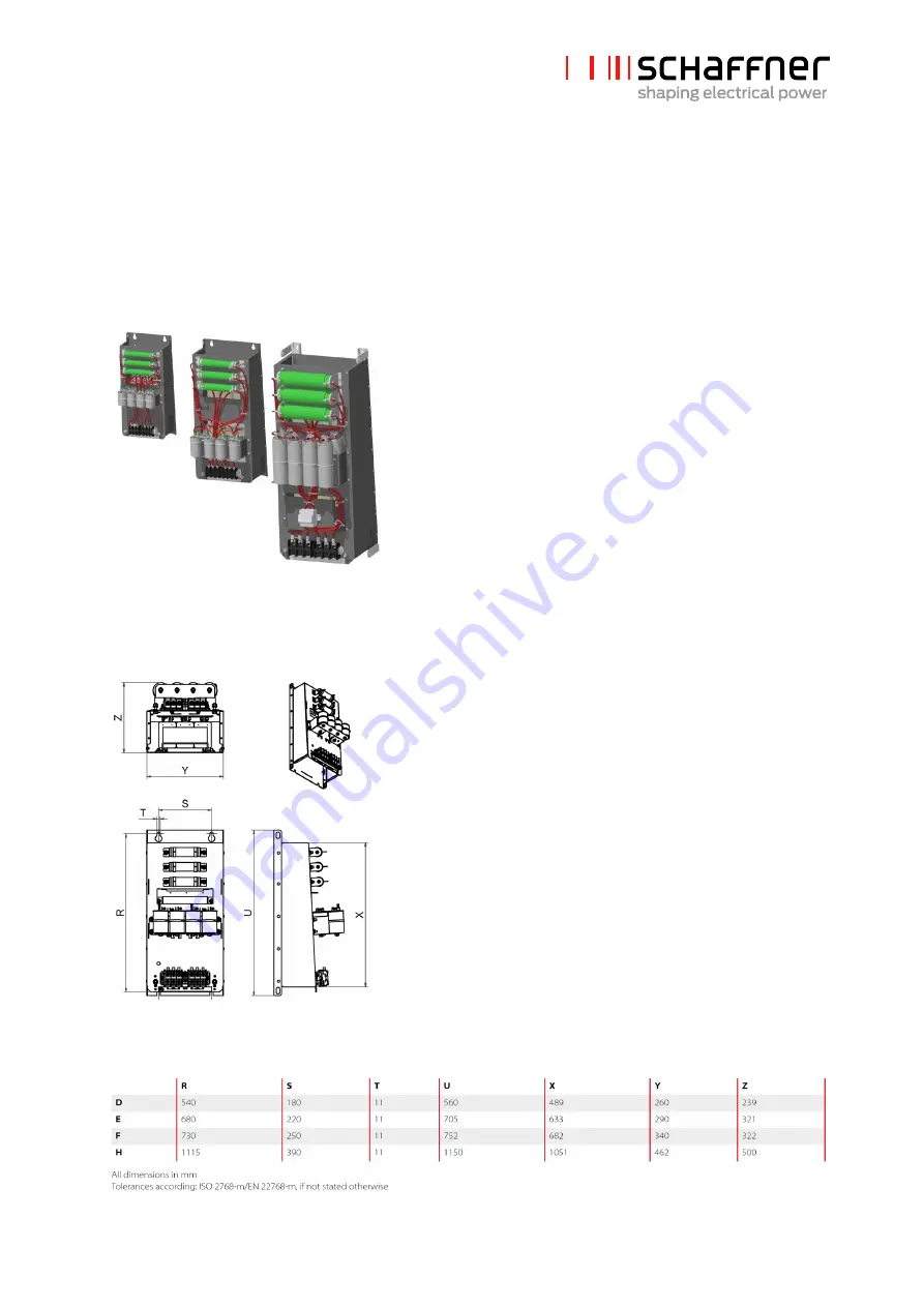 Schaffner FN 6840-160-118-E0XXR User And Installation Manual Download Page 34