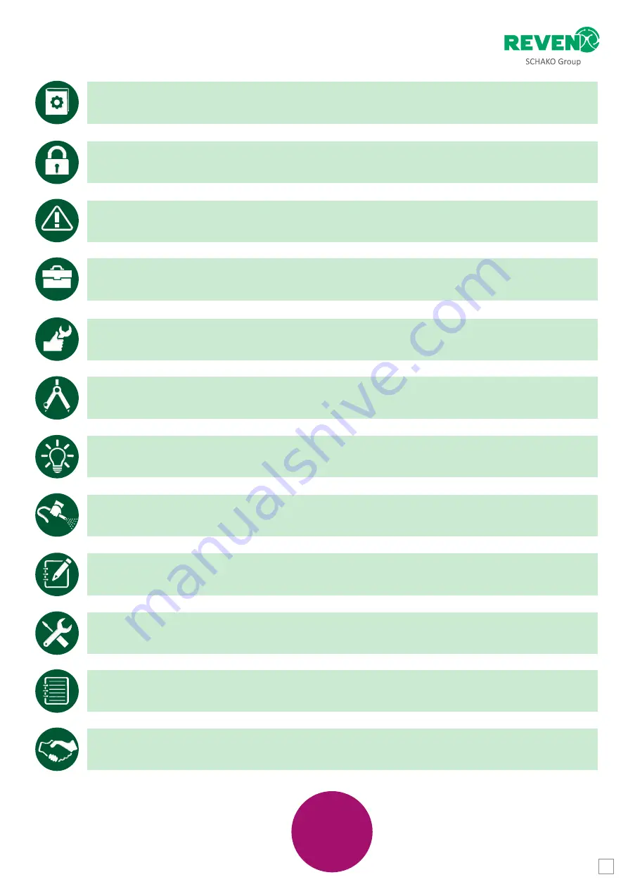 Schako Reven X-CYCLONE-RJ-2 Operating And Maintenance Instructions Manual Download Page 2