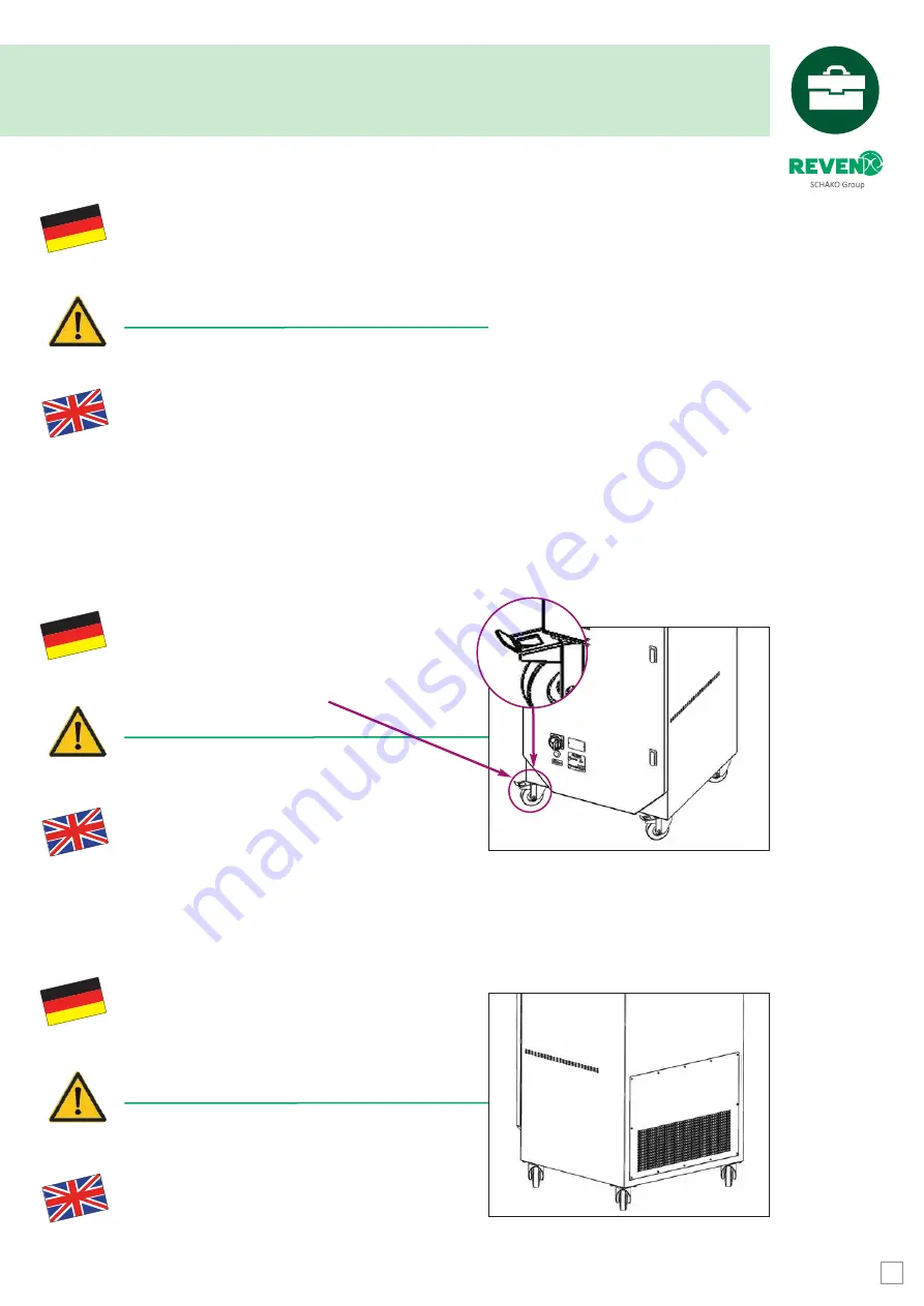 Schako REVEN X-CYCLONE WM-1 Operating And Maintenance Instructions Manual Download Page 12