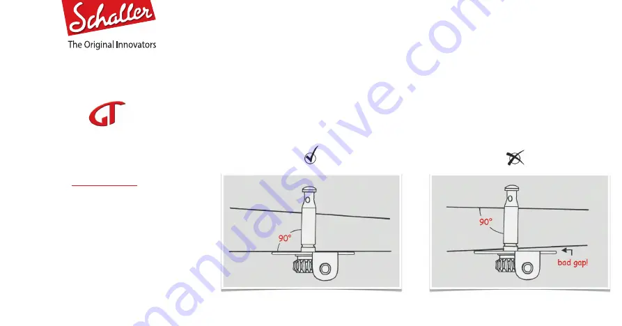 Schaller GrandTune Manual Download Page 1