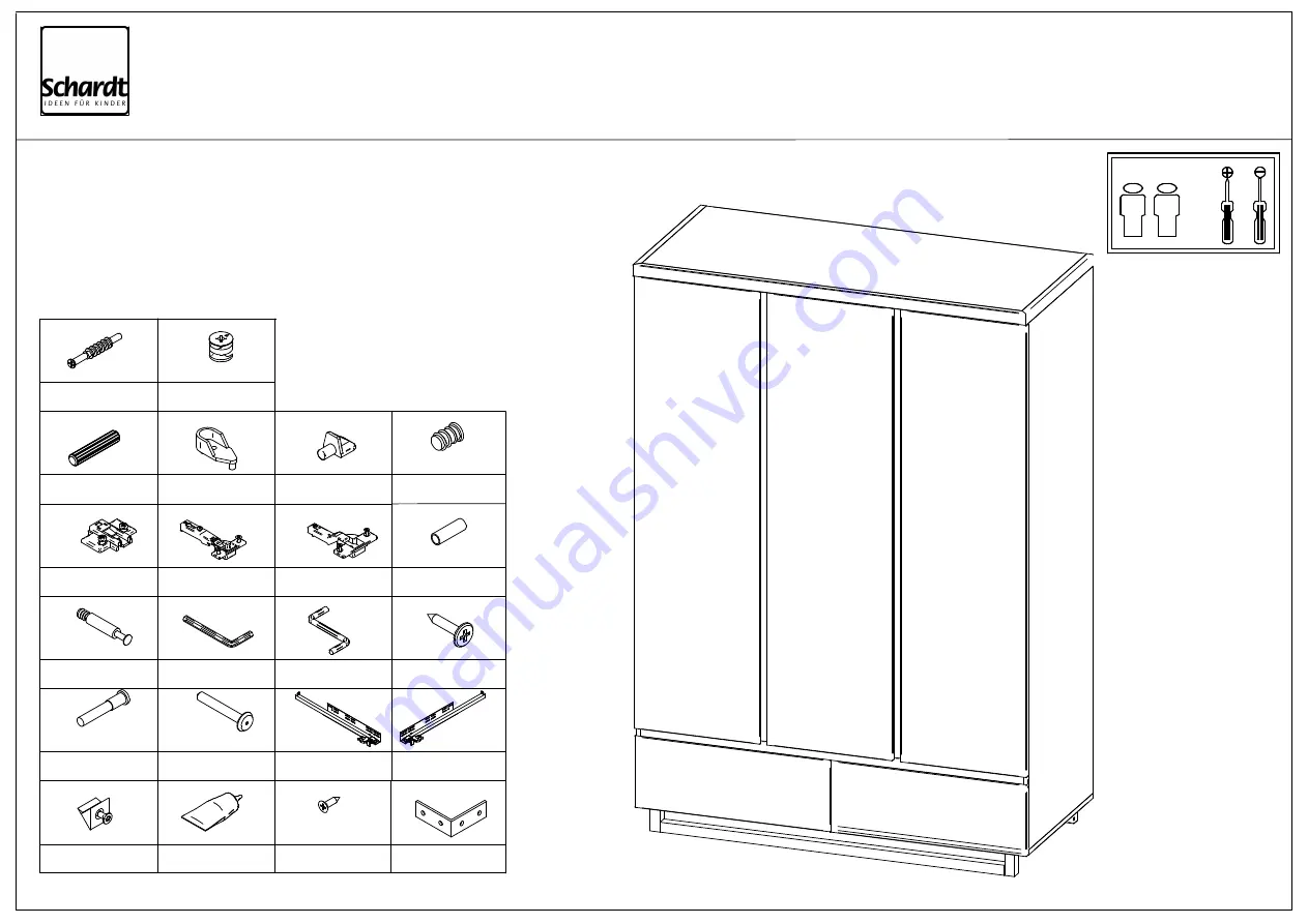 Schardt Zirbe 06 263 Assembly Instructions Manual Download Page 1