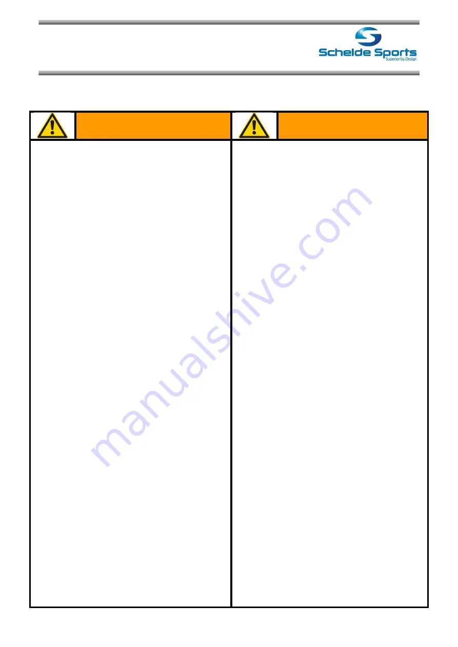 Schelde Sports 1654130 Assembly And User'S Manual Download Page 2