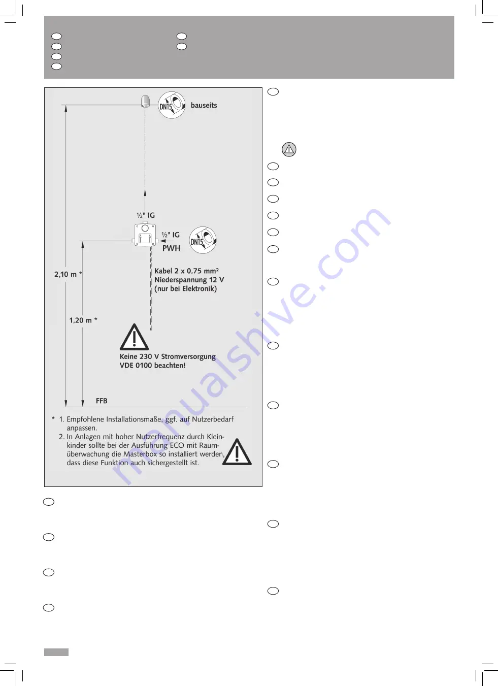 Schell WBD-E-V 01 822 00 99 Assembly Instructions Manual Download Page 14