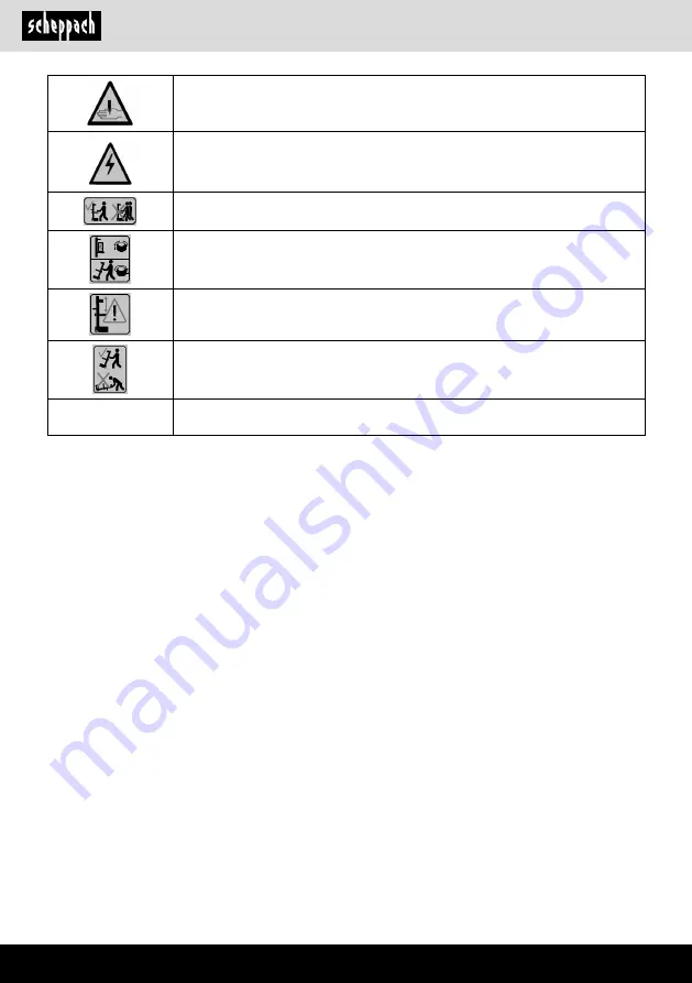 Scheppach 5905309901 Translation Of Original Instruction Manual Download Page 8