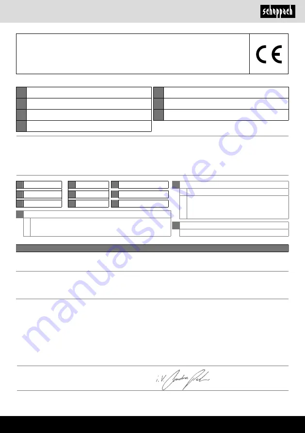 Scheppach 5906218901 Original Instruction Manual Download Page 207