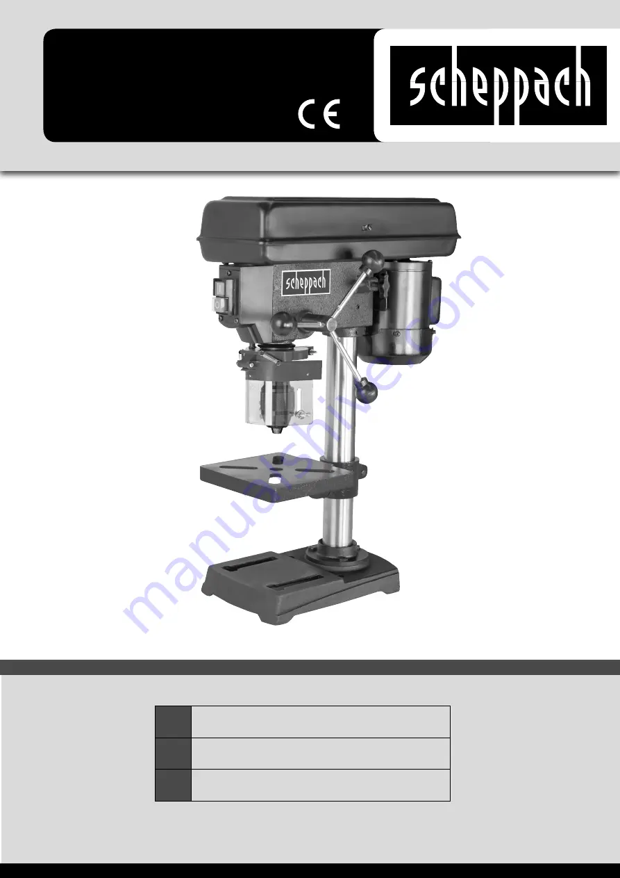 Scheppach 5906805924 Скачать руководство пользователя страница 1