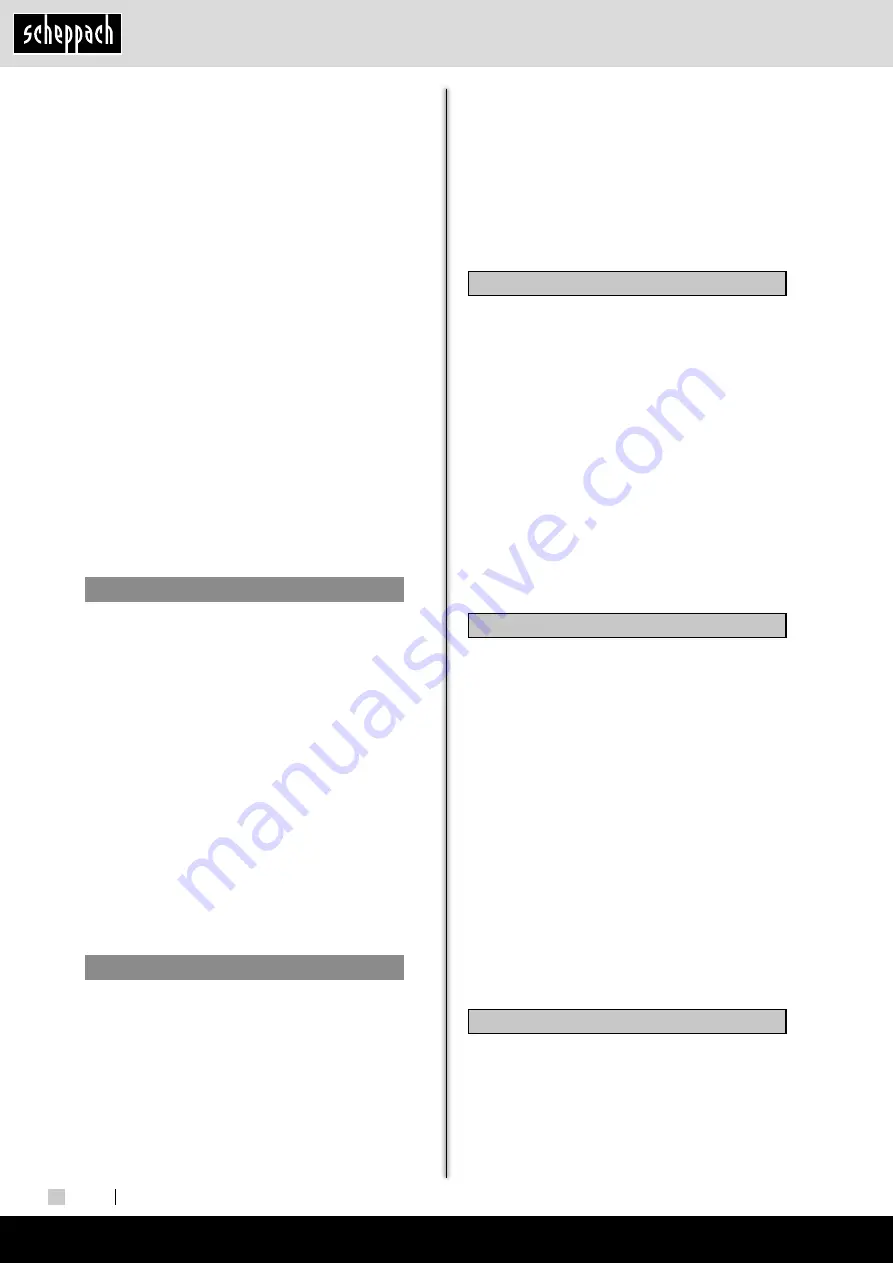 Scheppach CSH58 Скачать руководство пользователя страница 40