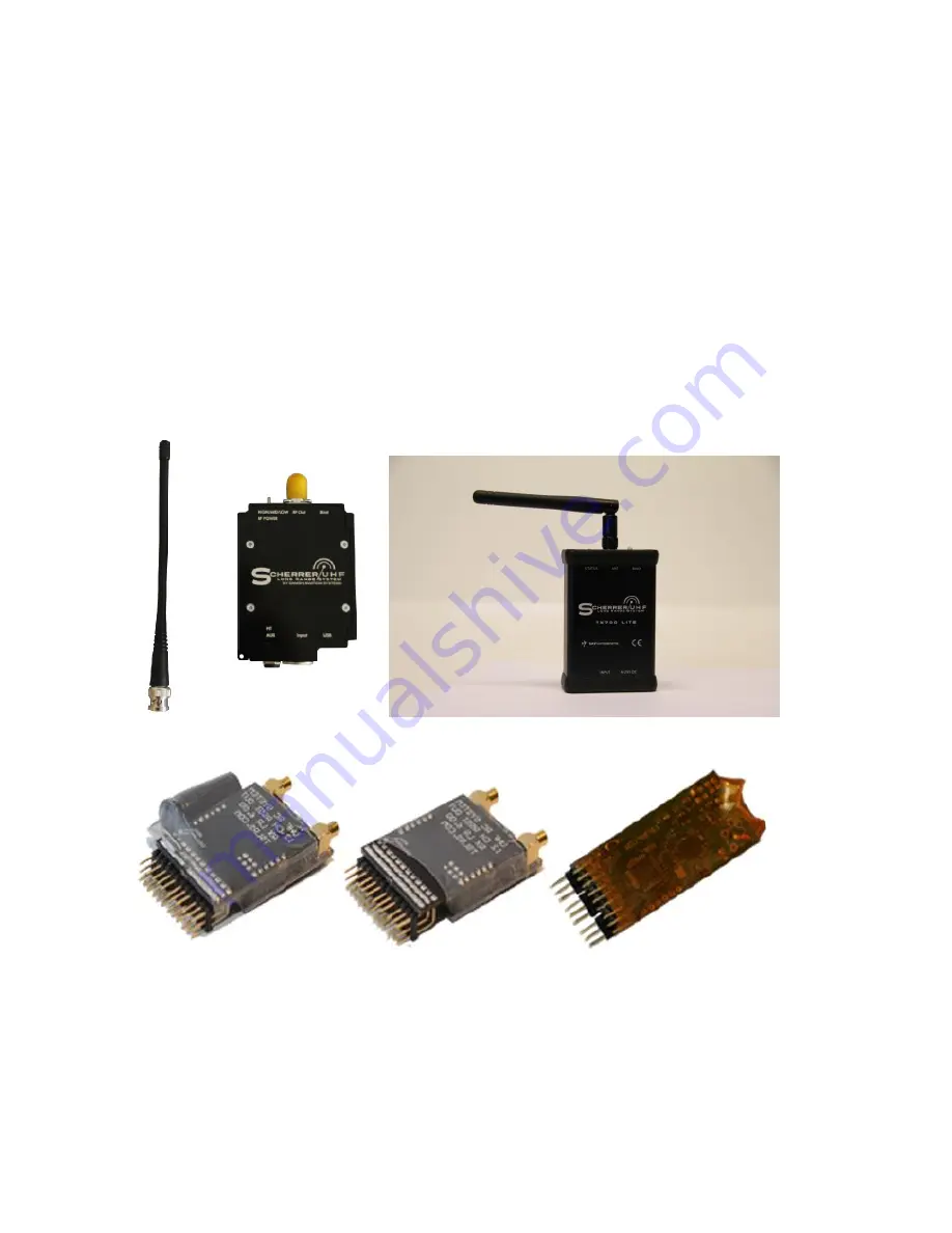 Scherrer UHF Tx700Lite Manual Download Page 1