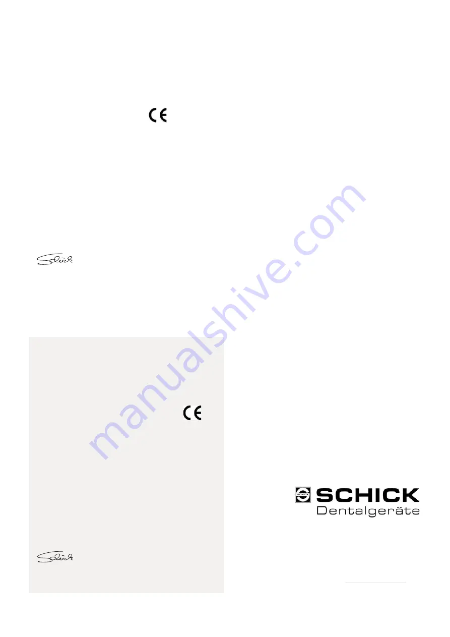 Schick G2 Concept Operating Instructions Manual Download Page 14