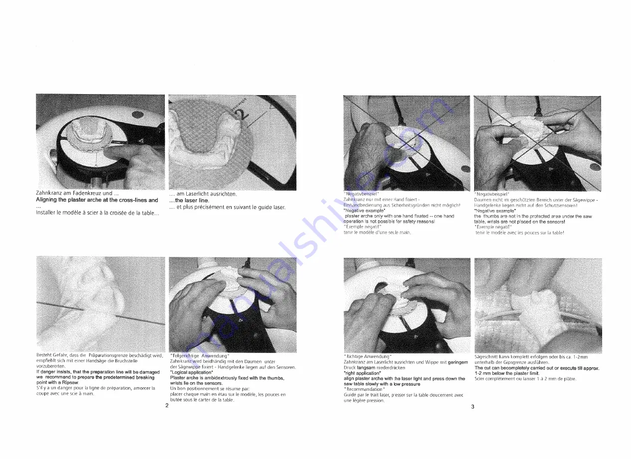 Schick G2 Concept Operating Instructions Manual Download Page 16