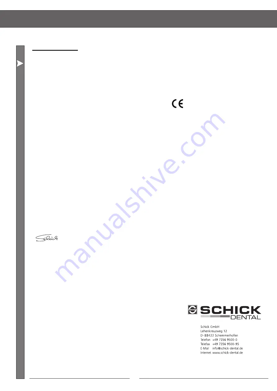 Schick S3 Master Instructions Manual Download Page 16