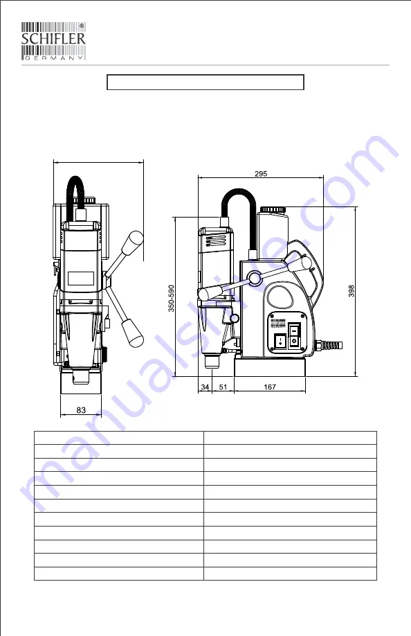 Schifler SWC 35 AT Operating Manual Download Page 3