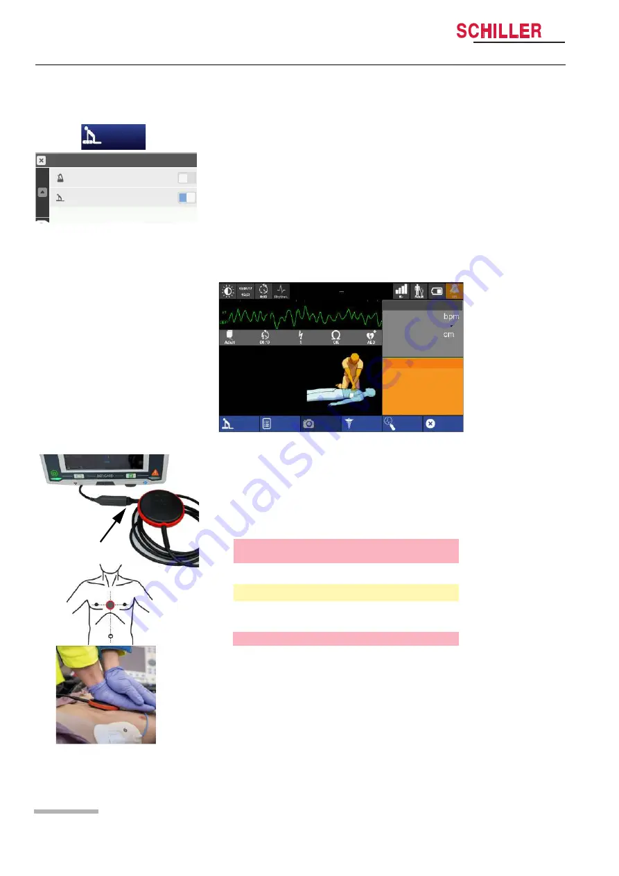 Schiller DEFIGARD Touch 7 User Manual Download Page 96