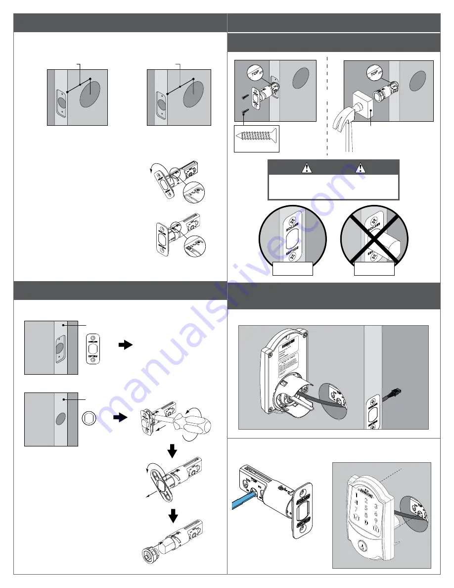 Schlage BE489WB User Manual Download Page 3