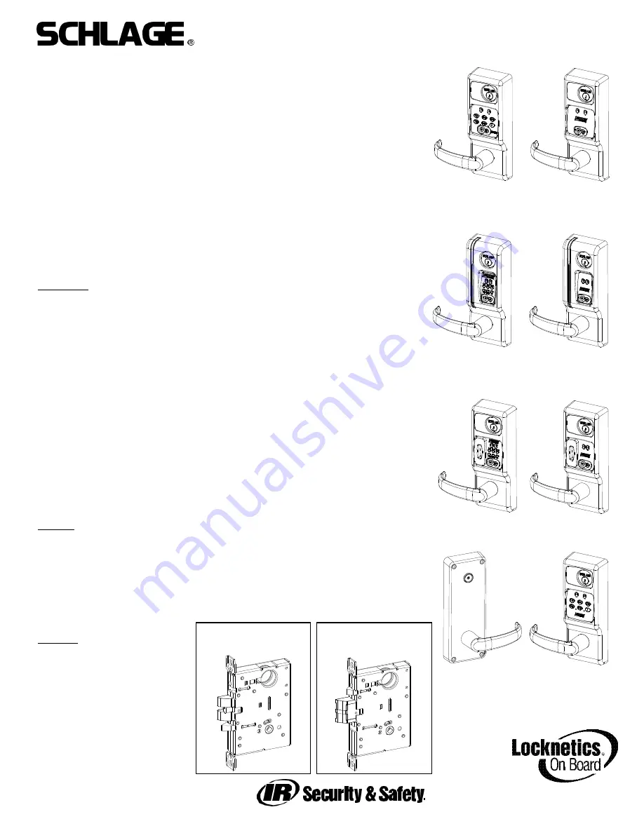 Schlage CM5500-IBO Скачать руководство пользователя страница 1