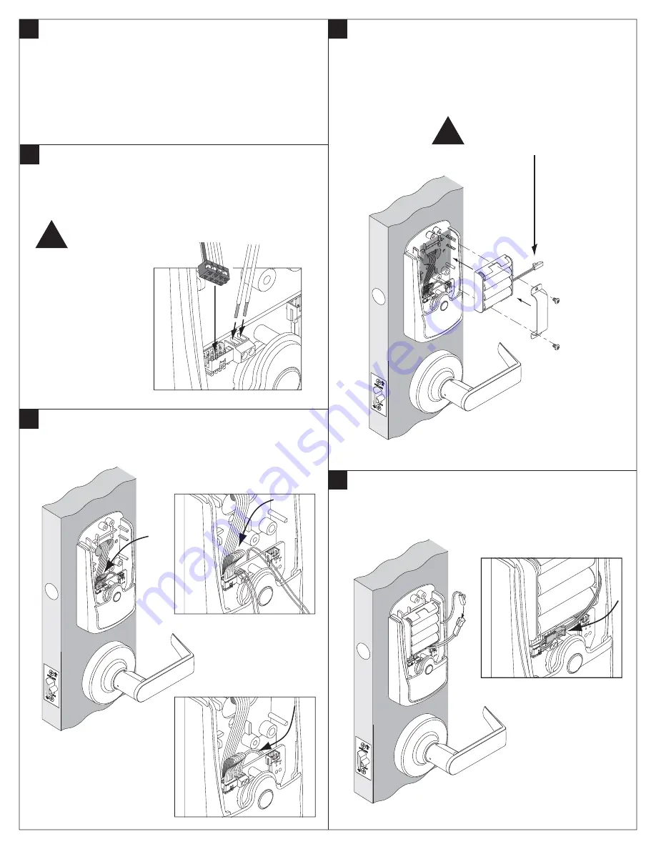 Schlage CO-100-CY-70-KP-RHO-626 Installation Instructions Manual Download Page 6