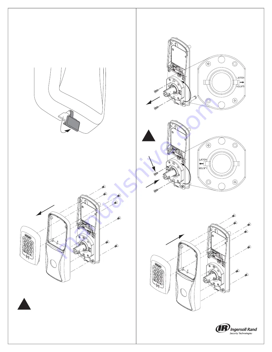 Schlage CO-100-CY-70-KP-RHO-626 Installation Instructions Manual Download Page 8