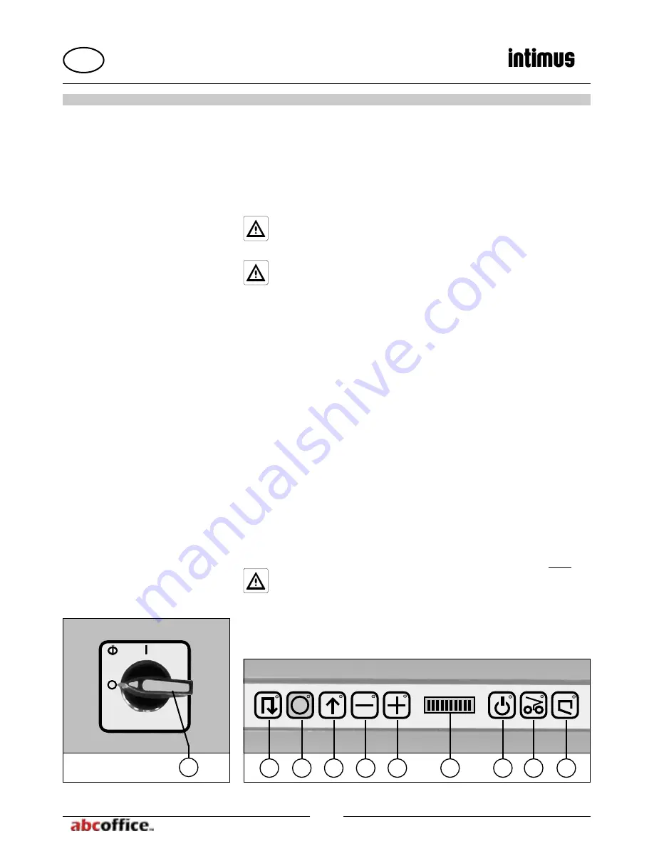 Schleicher INTIMUS 852VS Скачать руководство пользователя страница 3